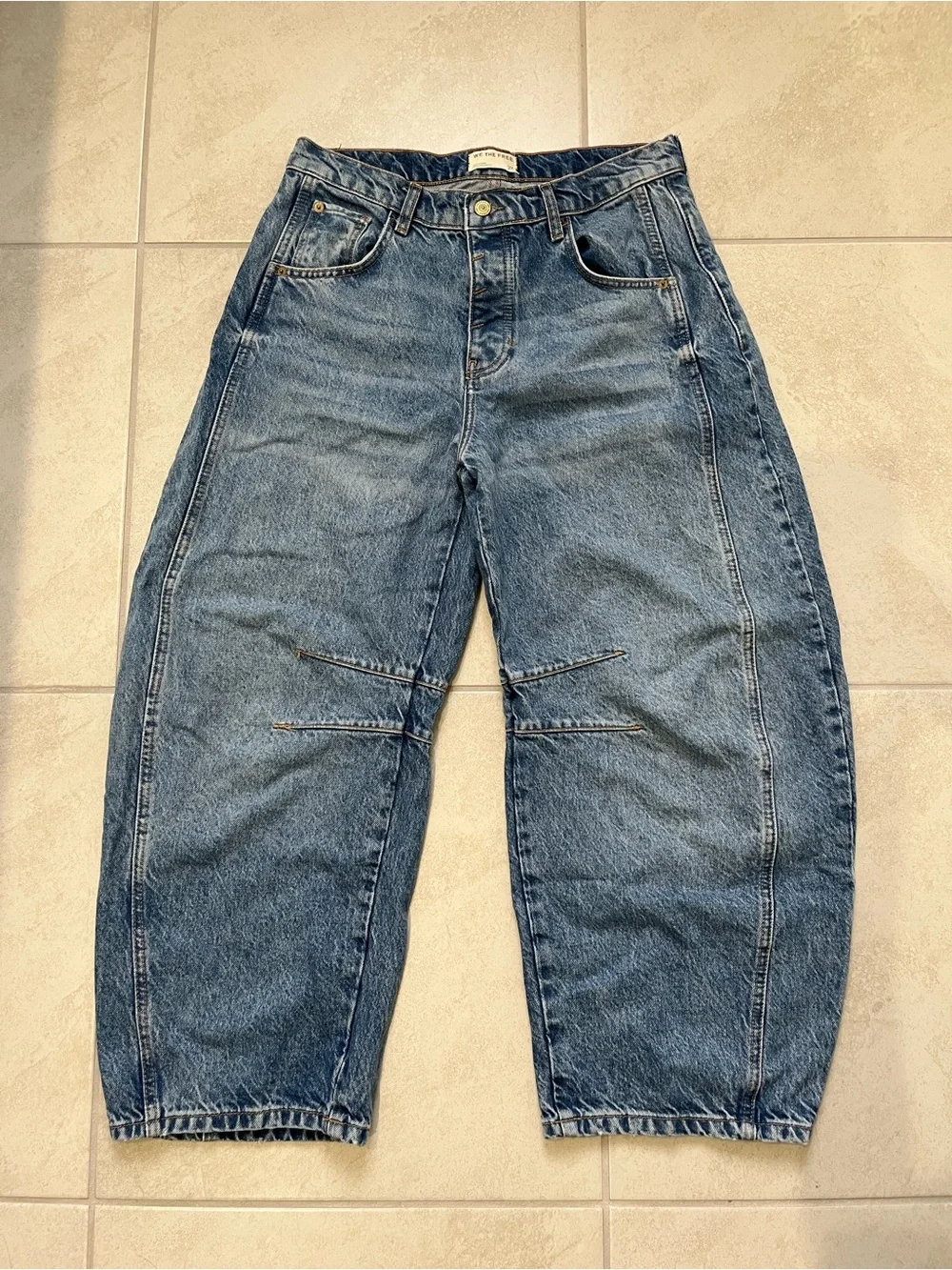 Free People Relaxed Barrel Jeans